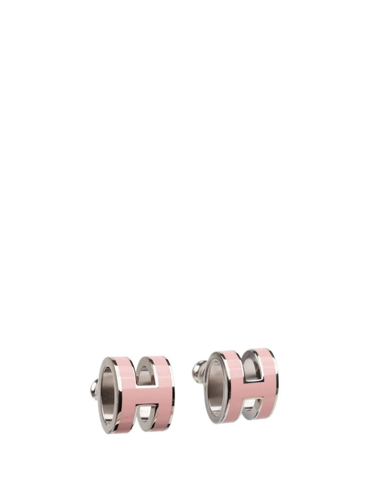 [⭐⭐JeweliWhal]MINI POP H SILVER EARRINGS PINK