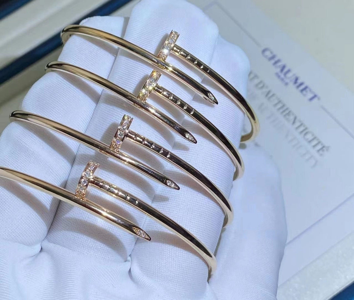 [⭐⭐JeweliWhal]JUSTE BRACELET 2.5MM DIAMONDS