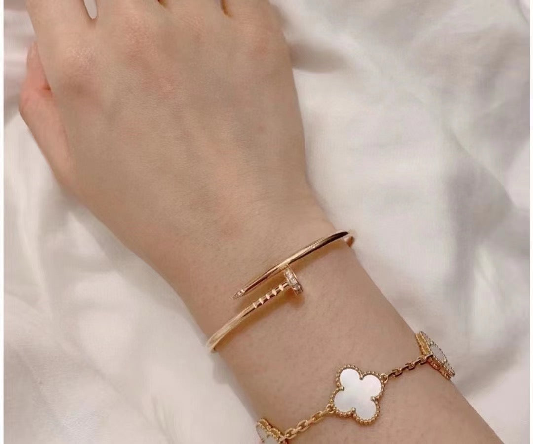 [⭐⭐JeweliWhal]JUSTE BRACELET 2.5MM DIAMONDS