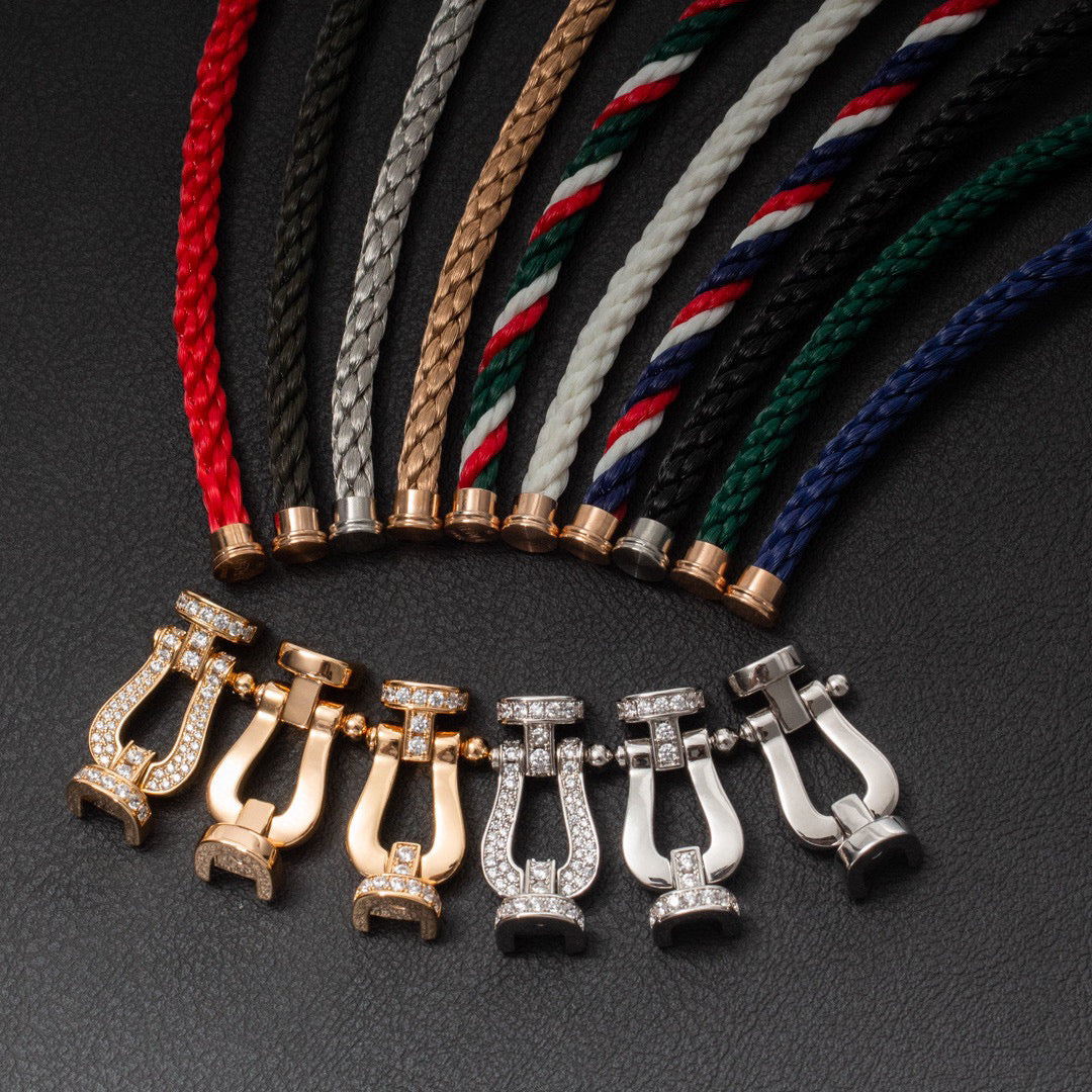 [⭐⭐JeweliWhal]FORCE GROSSES HUFEISEN ARMBAND OHNE DIAMANTEN ROSÉGOLD