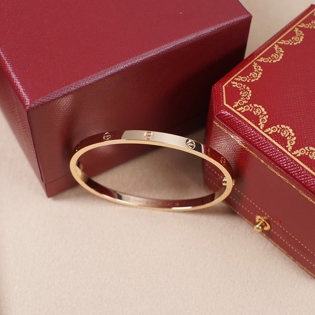 [⭐⭐JeweliWhal]LOVE BRACELET 3.65MM NO DIAMONDS