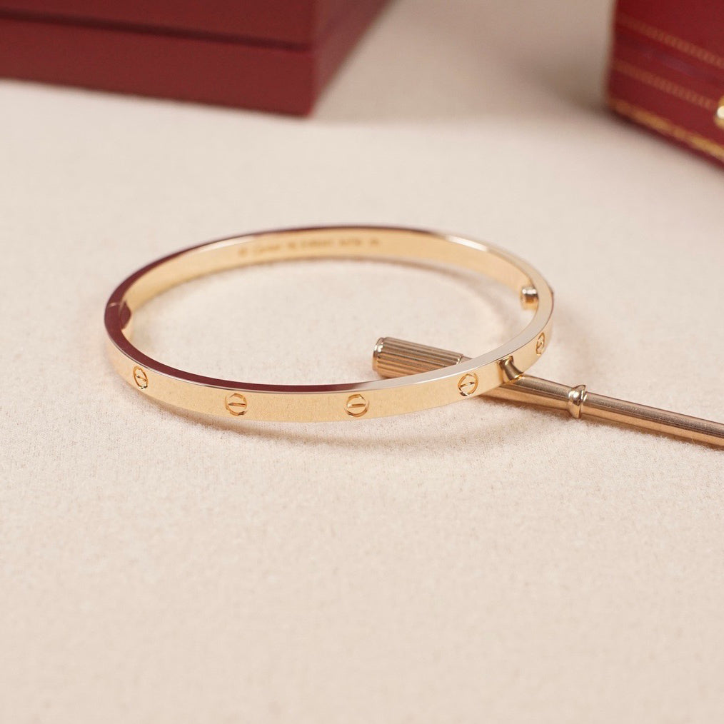 [⭐⭐JeweliWhal]LOVE BRACELET 3.65MM NO DIAMONDS