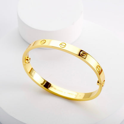 [⭐⭐JeweliWhal]LOVE BRACELET 6.1MM NO DIAMONDS
