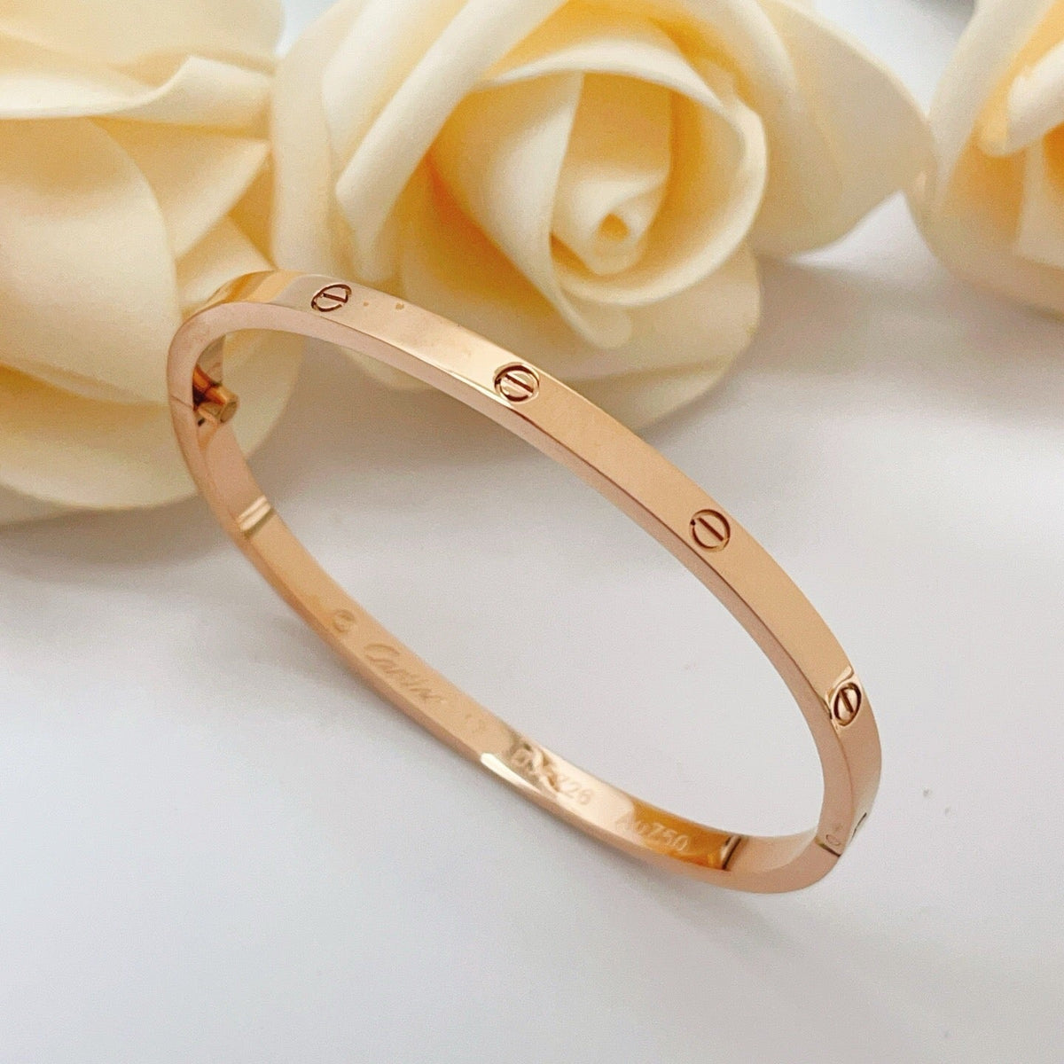 [⭐⭐JeweliWhal]LOVE BRACELET 3.65MM NO DIAMONDS