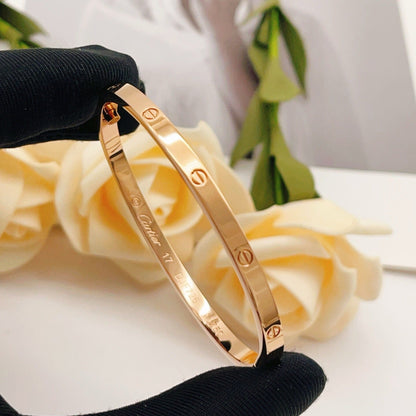 [⭐⭐JeweliWhal]LOVE BRACELET 3.65MM NO DIAMONDS