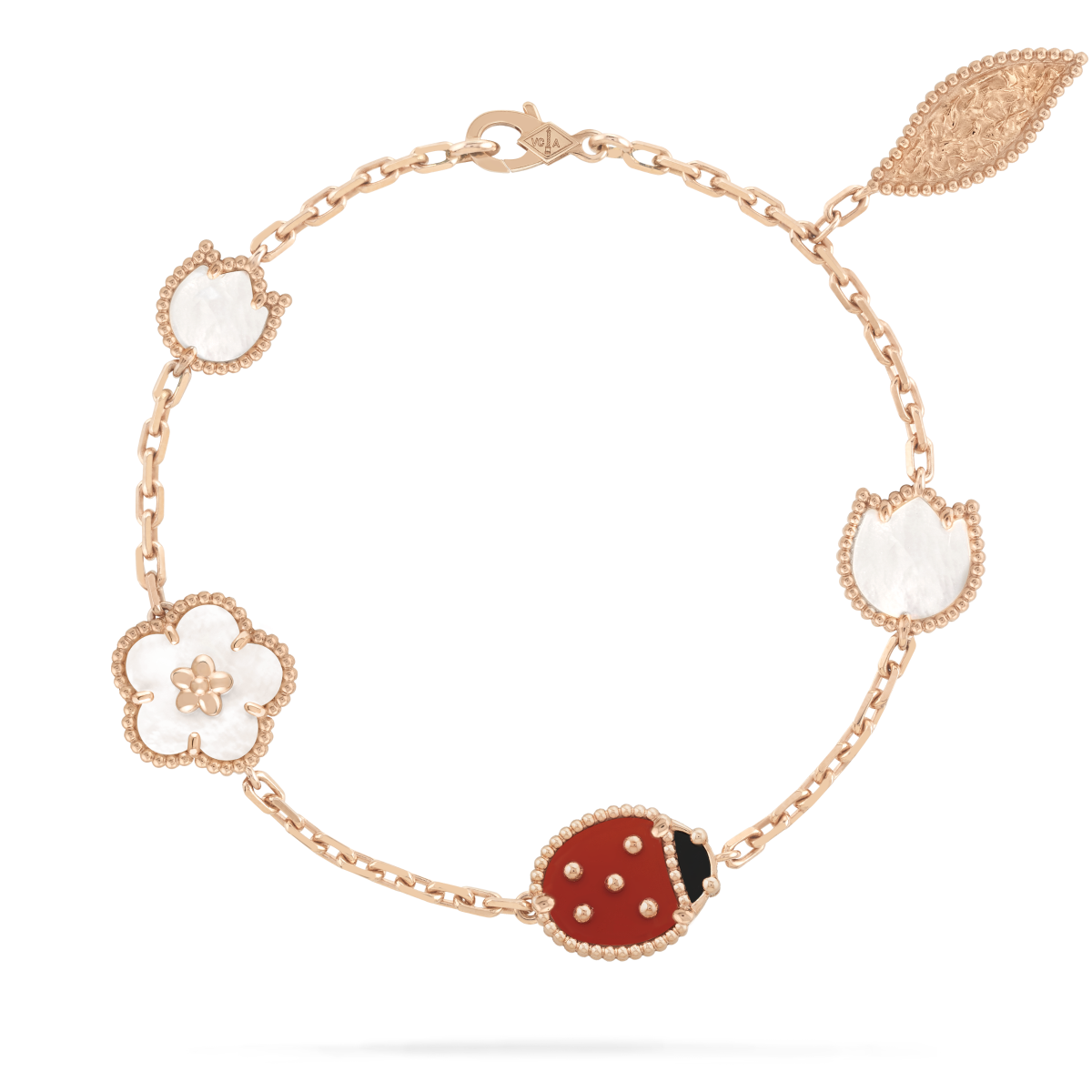 [⭐⭐JeweliWhal]GLÜCKS-FRÜHLING 5-MOTIV-ARMBAND