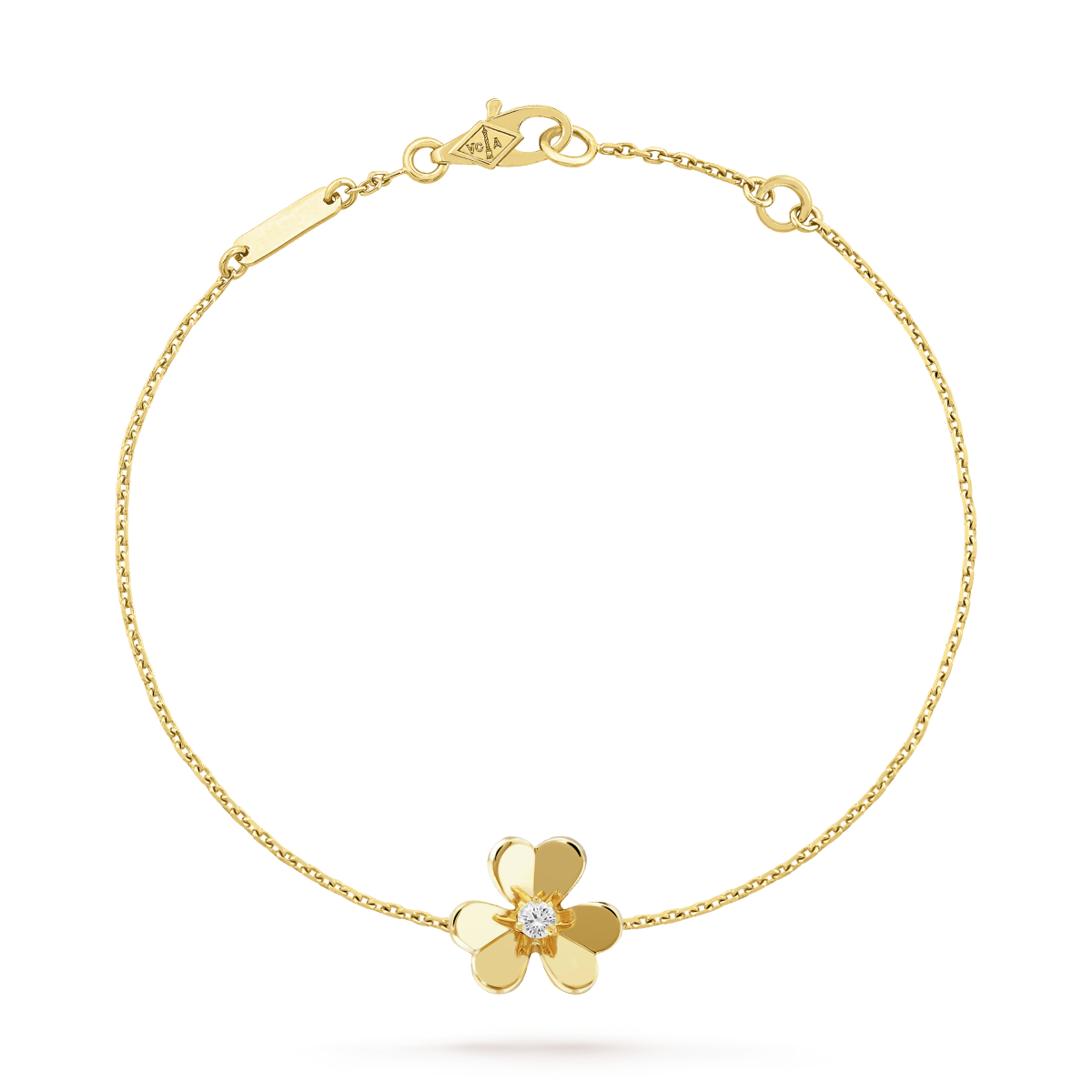 [⭐⭐JeweliWhal]FRIVOLE GOLD BLUMEN ARMBAND ROSA MALACHIT