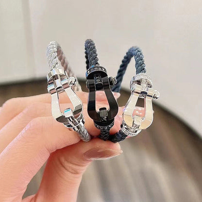 [⭐⭐JeweliWhal]FORCE GROSSES HUFEISEN ARMBAND OHNE DIAMANTEN ROSÉGOLD