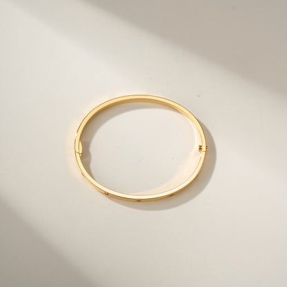 [⭐⭐JeweliWhal]LOVE BRACELET 3.65MM 10 DIAMONDS
