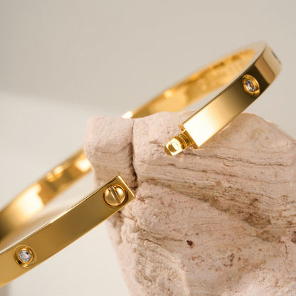 [⭐⭐JeweliWhal]LOVE BRACELET 3.65MM 10 DIAMONDS