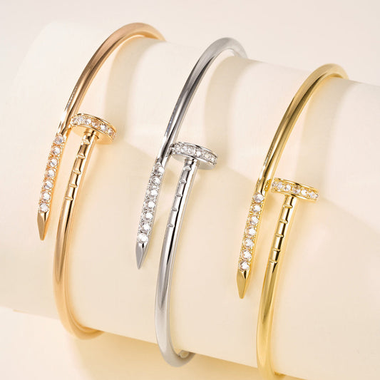 [⭐⭐JeweliWhal]JUSTE BRACELET 2.5MM DIAMONDS