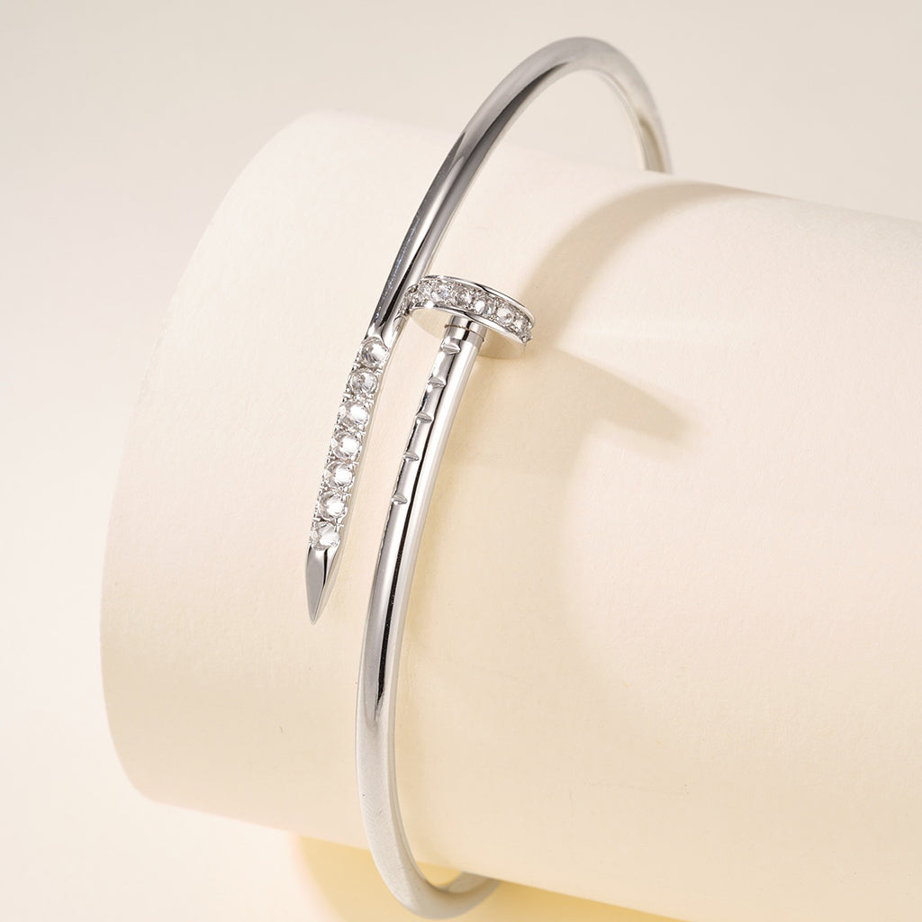 [⭐⭐JeweliWhal]JUSTE ARMBAND 2,5 MM DIAMANTEN