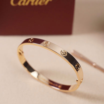 [⭐⭐JeweliWhal]LOVE BRACELET 6.1MM NO DIAMONDS