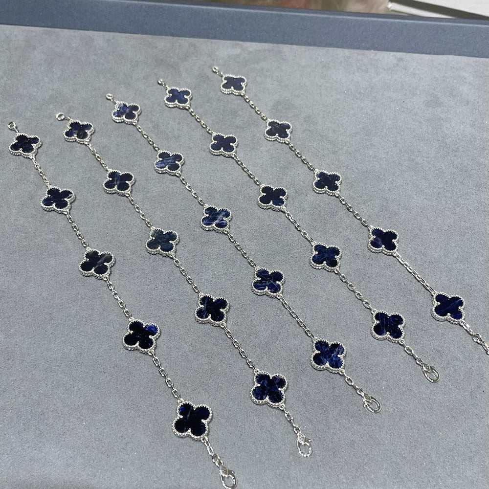 [⭐⭐JeweliWhal]CLOVER 5 MOTIF PIETERSITE BRACELET COLLECTION