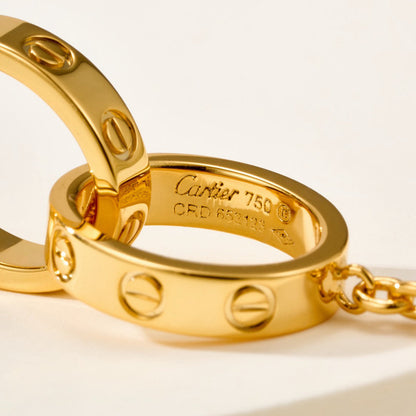 [⭐⭐JeweliWhal]LOVE BRACELET DOUBLE RING