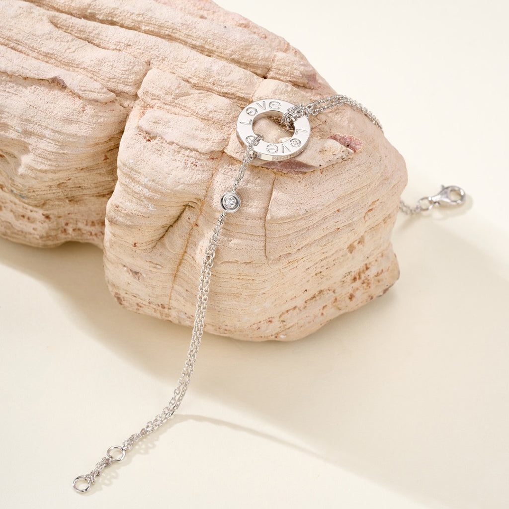 [⭐⭐JeweliWhal]LOVE BRACELET 2 DIAMOND