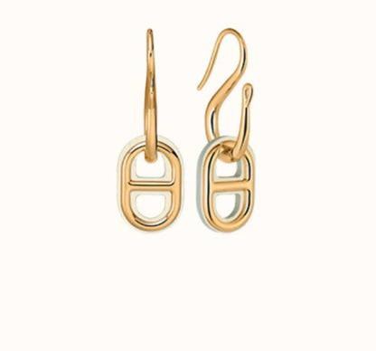 [⭐⭐JeweliWhal]HM O'MAILLON GOLD EARRINGS