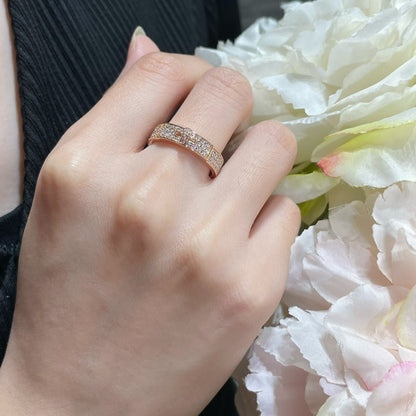 [⭐⭐JeweliWhal]KELLY PINK GOLD DIAMOND RING
