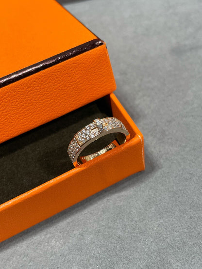 [⭐⭐JeweliWhal]KELLY PINK GOLD DIAMOND RING