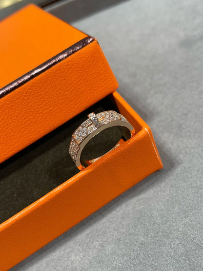 [⭐⭐JeweliWhal]KELLY PINK GOLD DIAMOND RING