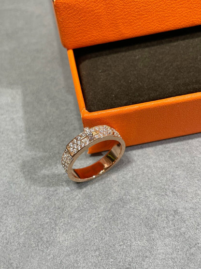 [⭐⭐JeweliWhal]KELLY PINK GOLD DIAMOND RING