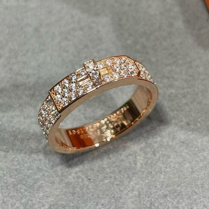 [⭐⭐JeweliWhal]KELLY PINK GOLD DIAMOND RING
