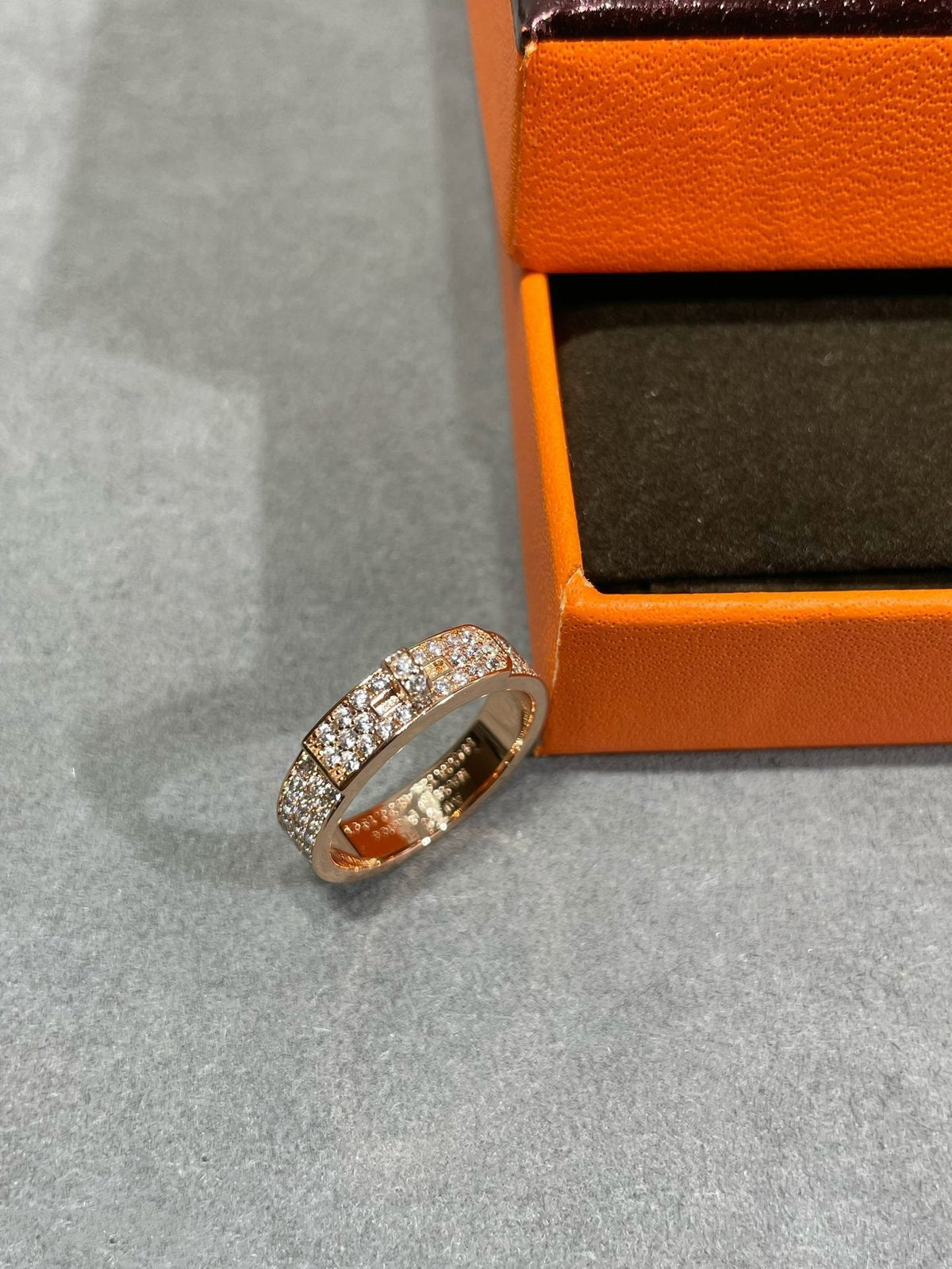 [⭐⭐JeweliWhal]KELLY PINK GOLD DIAMOND RING