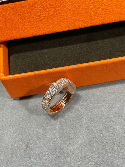 [⭐⭐JeweliWhal]KELLY PINK GOLD DIAMOND RING