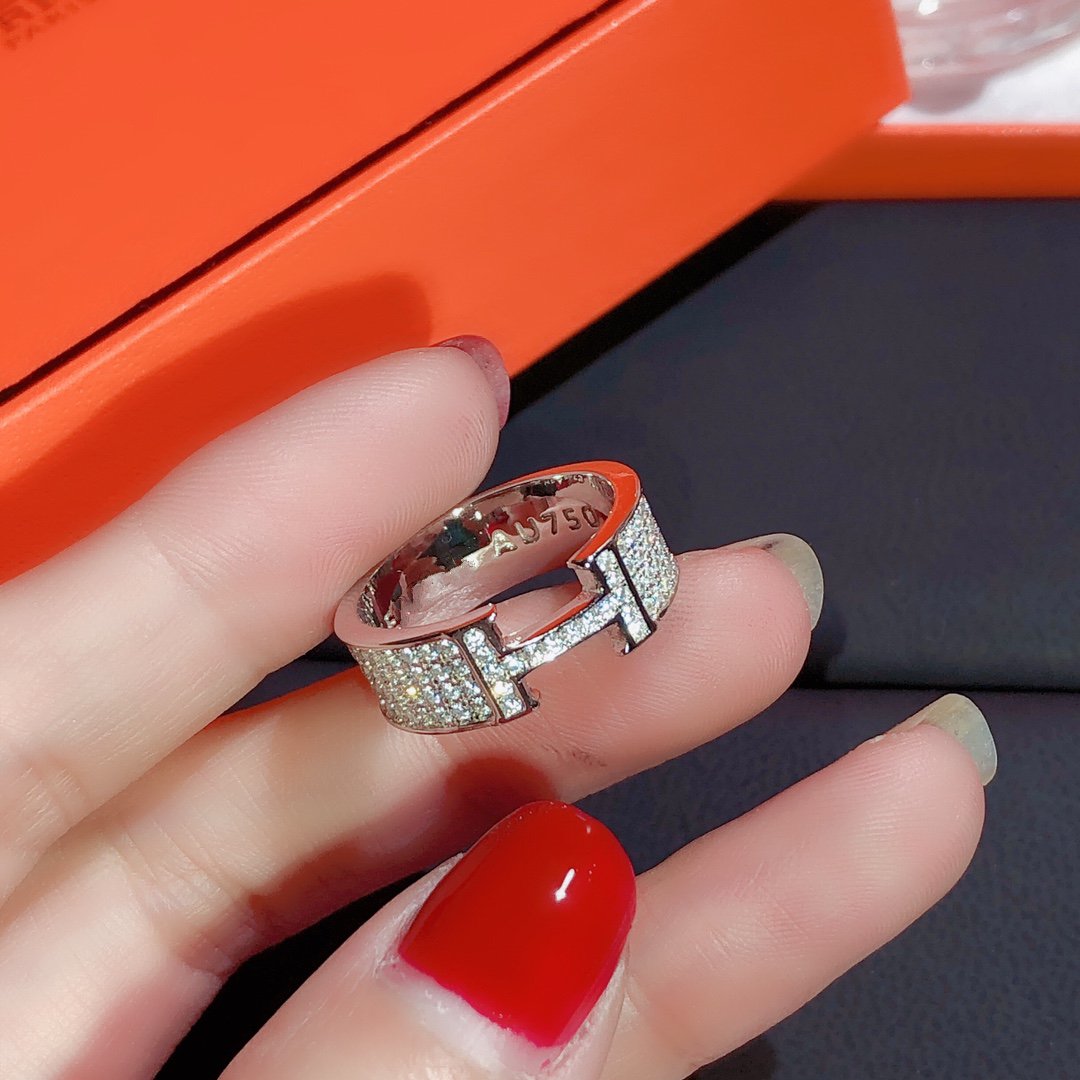 [⭐⭐JeweliWhal]H-RING MIT VOLLBESATZ DIAMANTEN
