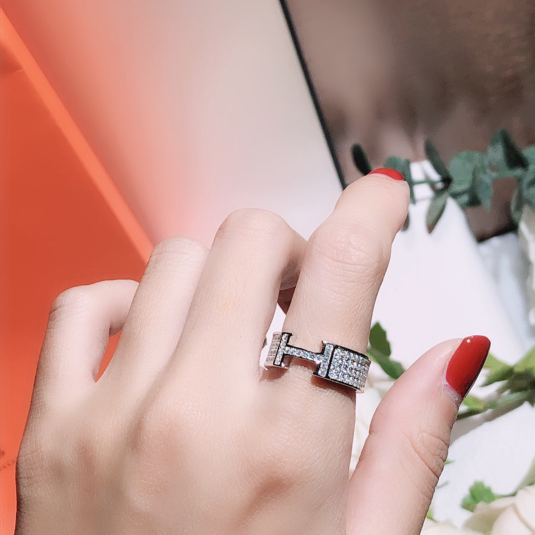 [⭐⭐JeweliWhal]H-RING MIT VOLLBESATZ DIAMANTEN