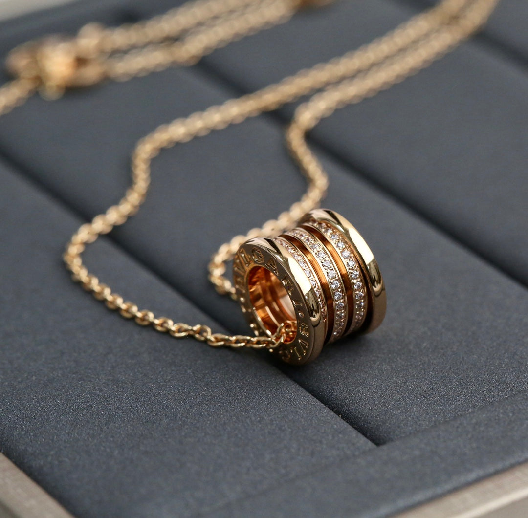 [⭐⭐JeweliWhal]ZERO 1 ROSÉGOLD-DIAMANT-HALSKETTE