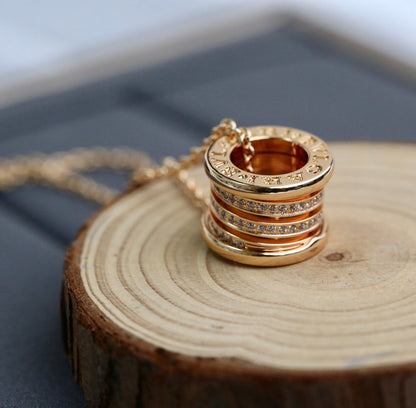 [⭐⭐JeweliWhal]ZERO 1 ROSÉGOLD-DIAMANT-HALSKETTE