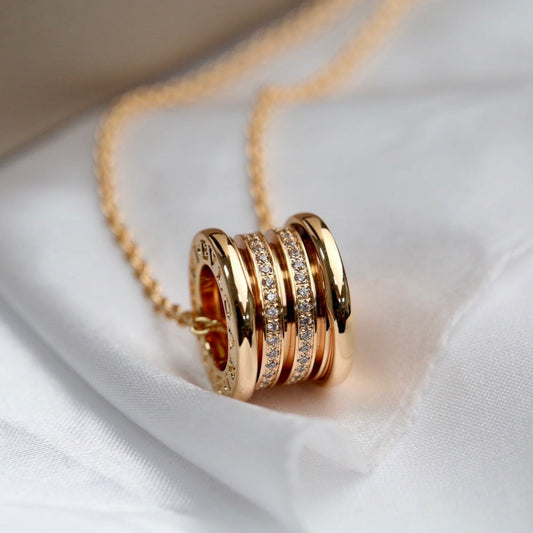 [⭐⭐JeweliWhal]ZERO 1 ROSÉGOLD-DIAMANT-HALSKETTE