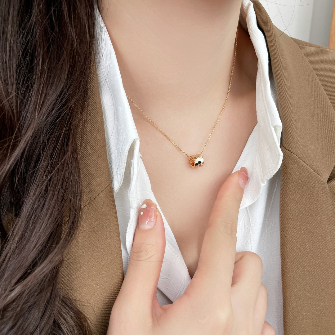 [⭐⭐JeweliWhal]BEE MINI ANHÄNGER DIAMANTHALSKETTE