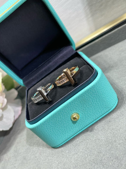 [JeweliWhal]T1 WIDE 4.5MM DIAMOND RING