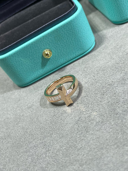 [JeweliWhal]T1 WIDE 4.5MM DIAMOND RING