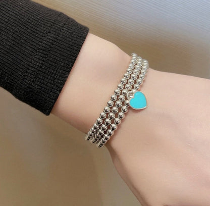 [JeweliWhal]RETURN TO TIF SILVER BEAD NECKLACE