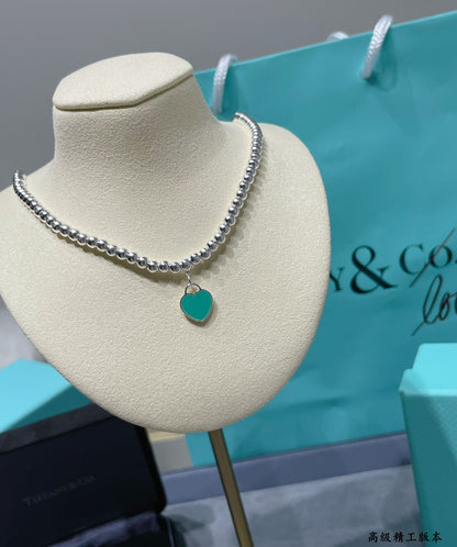 [JeweliWhal]RETURN TO TIF SILVER BEAD NECKLACE