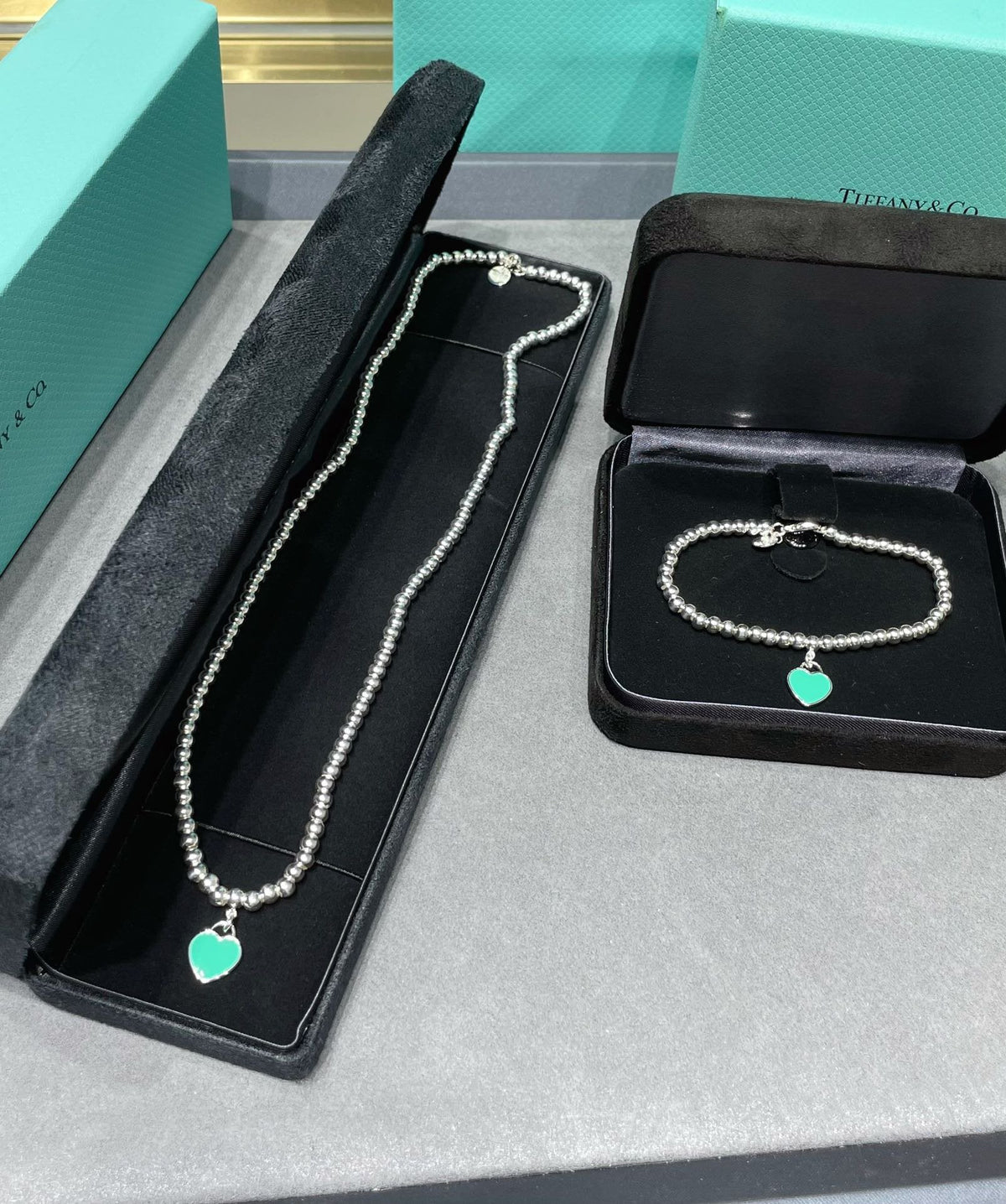 [JeweliWhal]RETURN TO TIF SILVER BEAD NECKLACE