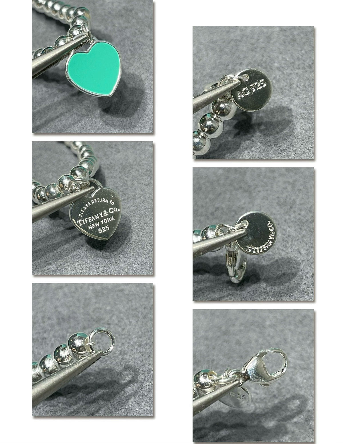 [JeweliWhal]RETURN TO TIF SILVER BEAD NECKLACE