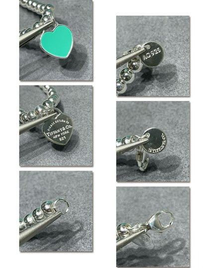 [JeweliWhal]RETURN TO TIF SILVER BEAD NECKLACE