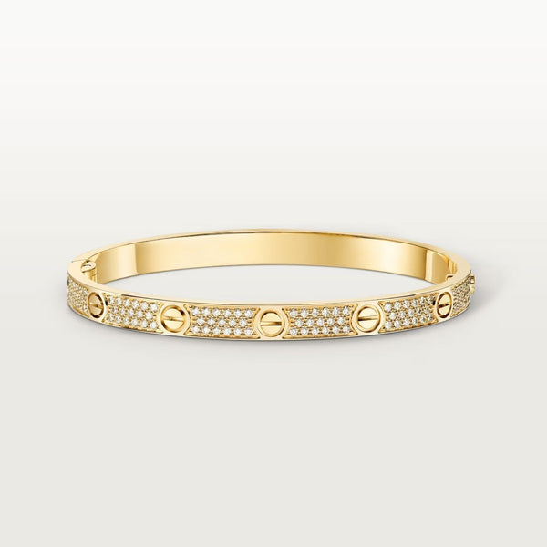 [⭐⭐JeweliWhal]LOVE BRACELET 4.8MM DIAMOND-PAVED