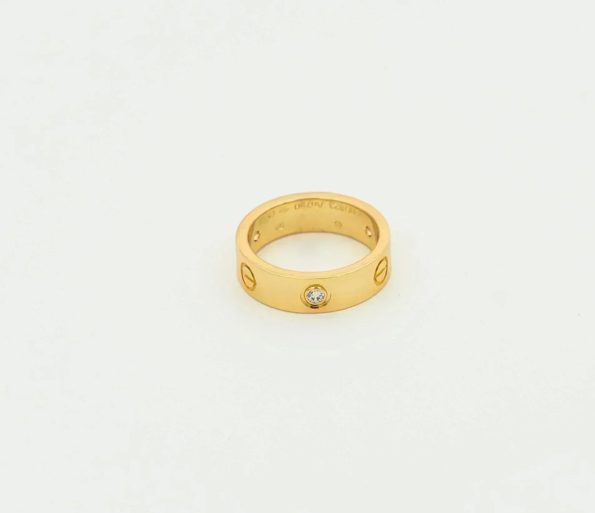 [⭐⭐JeweliWhal]LIEBESRING 5,5MM 3 DIAMANTEN GOLD