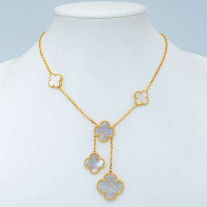 [⭐⭐JeweliWhal]CLOVER MOTHER OF PEARL NECKLACE 6 MOTIF