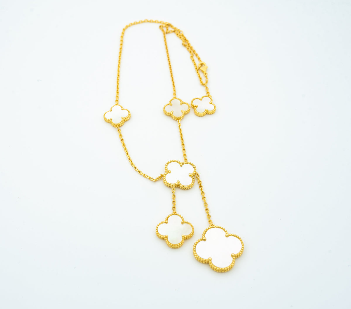 [⭐⭐JeweliWhal]CLOVER MOTHER OF PEARL NECKLACE 6 MOTIF