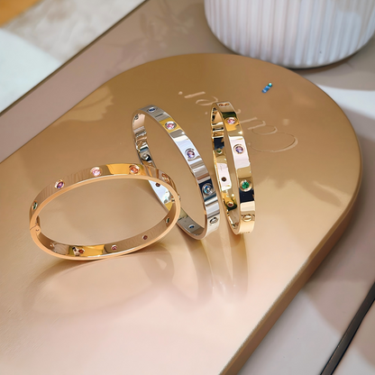 [⭐⭐JeweliWhal] 2026 RAINBOW LOVE BRACELET 6.1MM  10 DIAMONDS