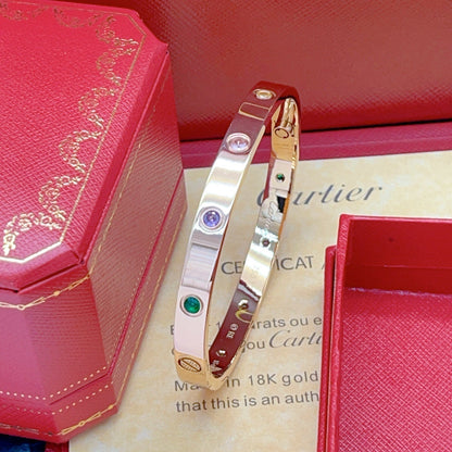 [⭐⭐JeweliWhal] 2026 RAINBOW LOVE BRACELET 6.1MM  10 DIAMONDS