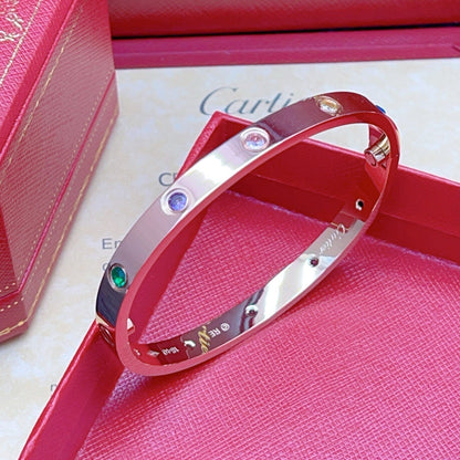 [⭐⭐JeweliWhal] 2026 RAINBOW LOVE BRACELET 6.1MM  10 DIAMONDS