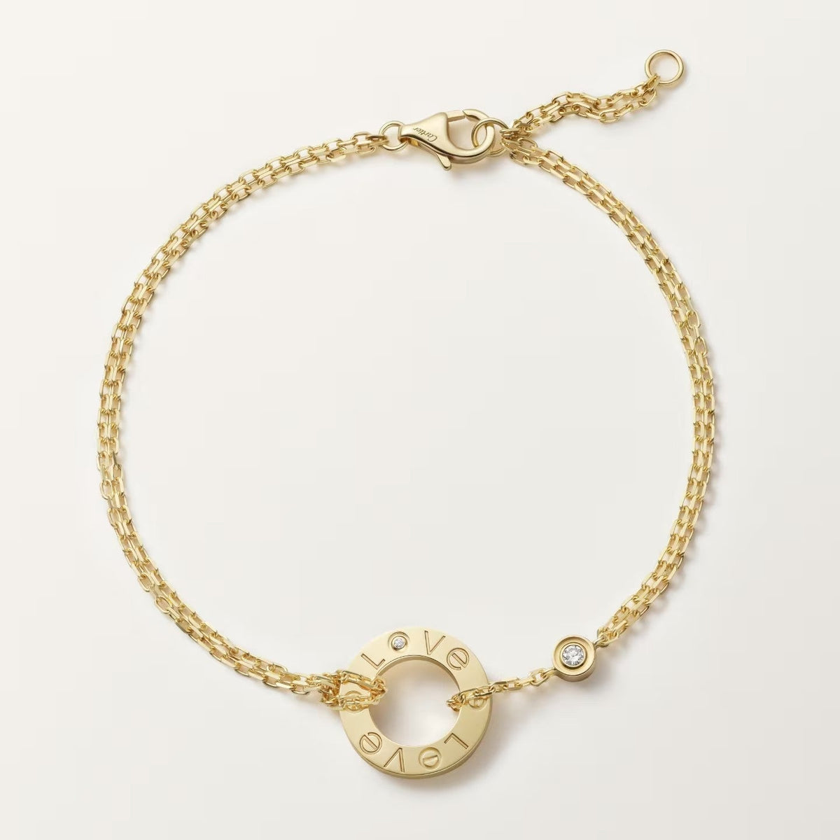 [⭐⭐JeweliWhal]LOVE BRACELET 2 DIAMOND