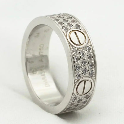 [⭐⭐JeweliWhal]LIEBESRING 5,5MM DIAMANT-PAVÉ